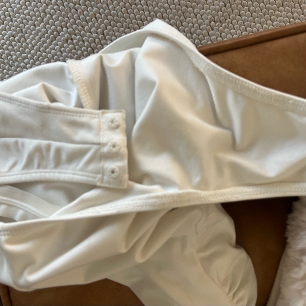 Princess Polly White Bodysuit with Ribbon Straps 2 - Picture 6 of 9